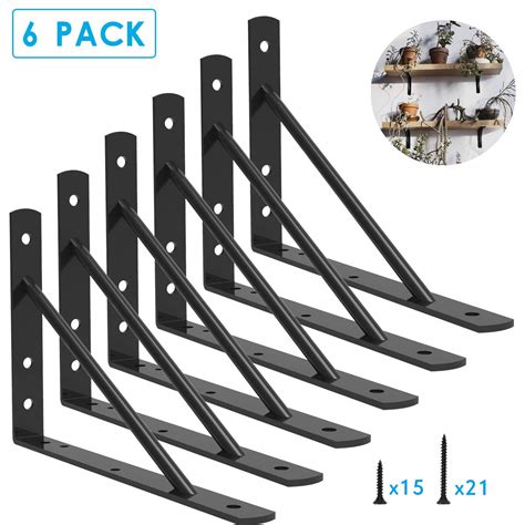 12 metal shelf bracket|12 inch shelving support bracket.